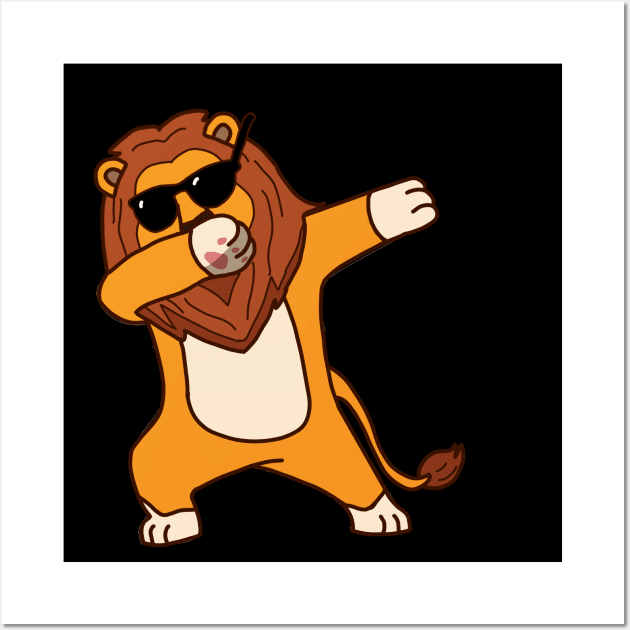 Dabbing Lion Wall Art by TheUnknown93